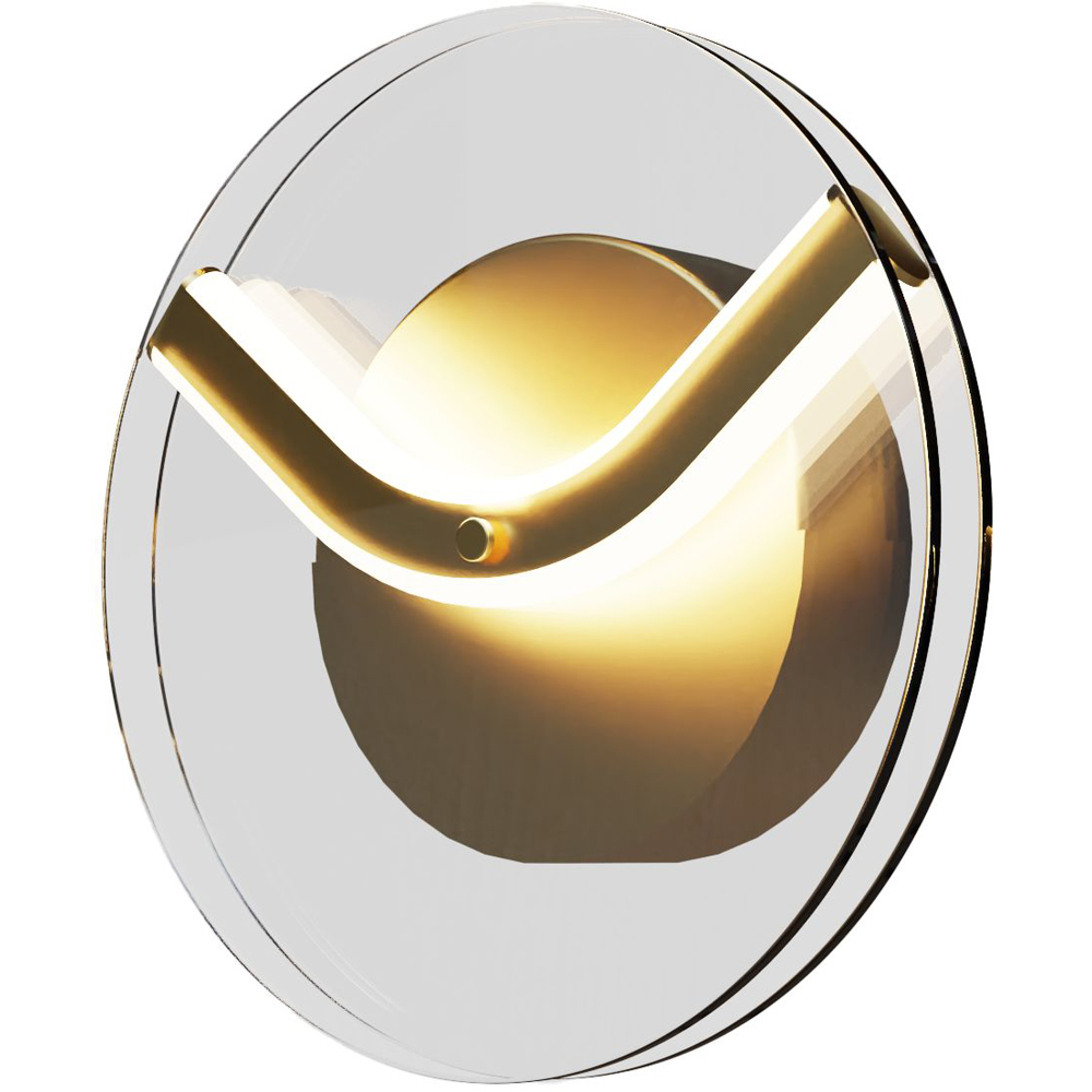 Aplica LED MYRIA Voluta MY10370BS, 7W, 345lm, 4000K, IP20, alama
