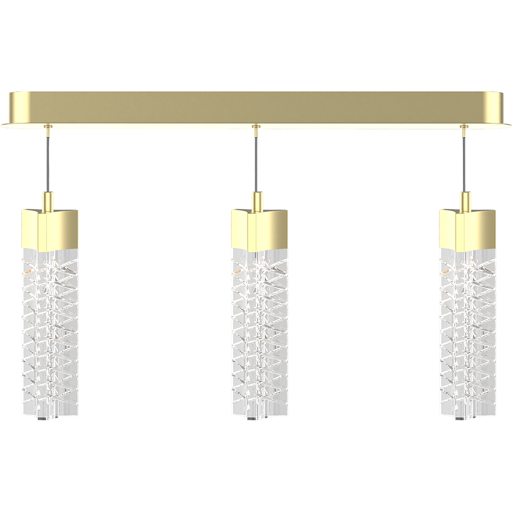 Lustra suspendata MYRIA Astra LED, 16W, 4000K, IP20, auriu