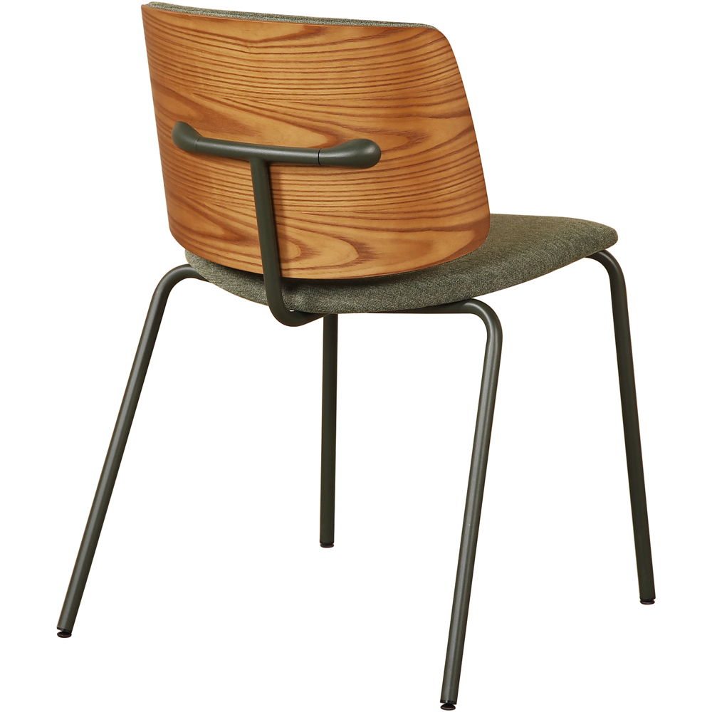 Scaun bucatarie MYRIA Karo, 44.5 x 53.5 x 78 cm, 2 bucati, verde