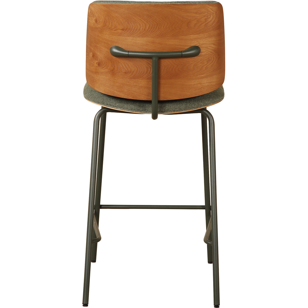 Scaun bar MYRIA Karo, 46 x 53.5 x 97 cm, 2 bucati, verde