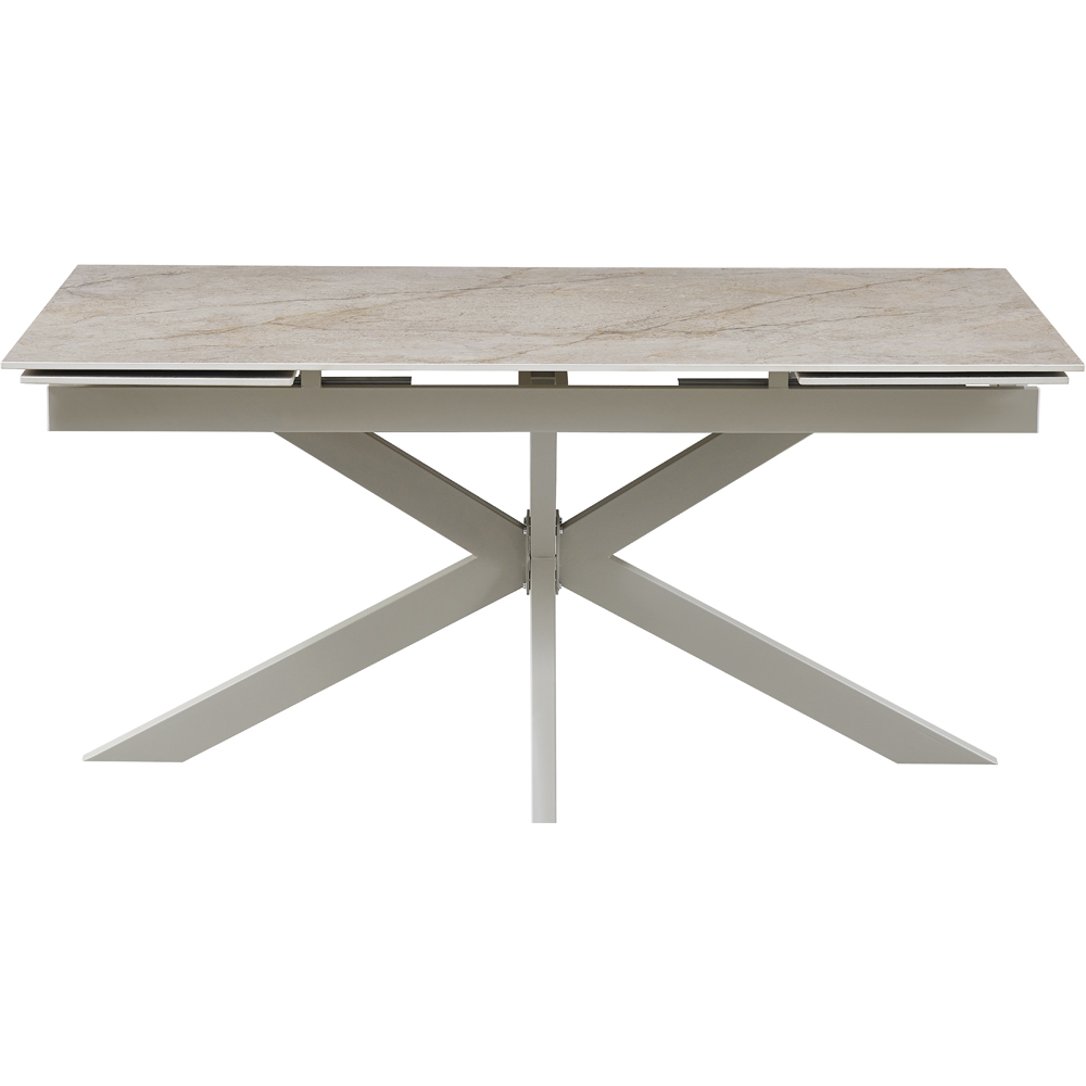 Masa extensibila MYRIA NDT-2622, piatra sintetizata, 160-240 x 90 x 75 cm, bej