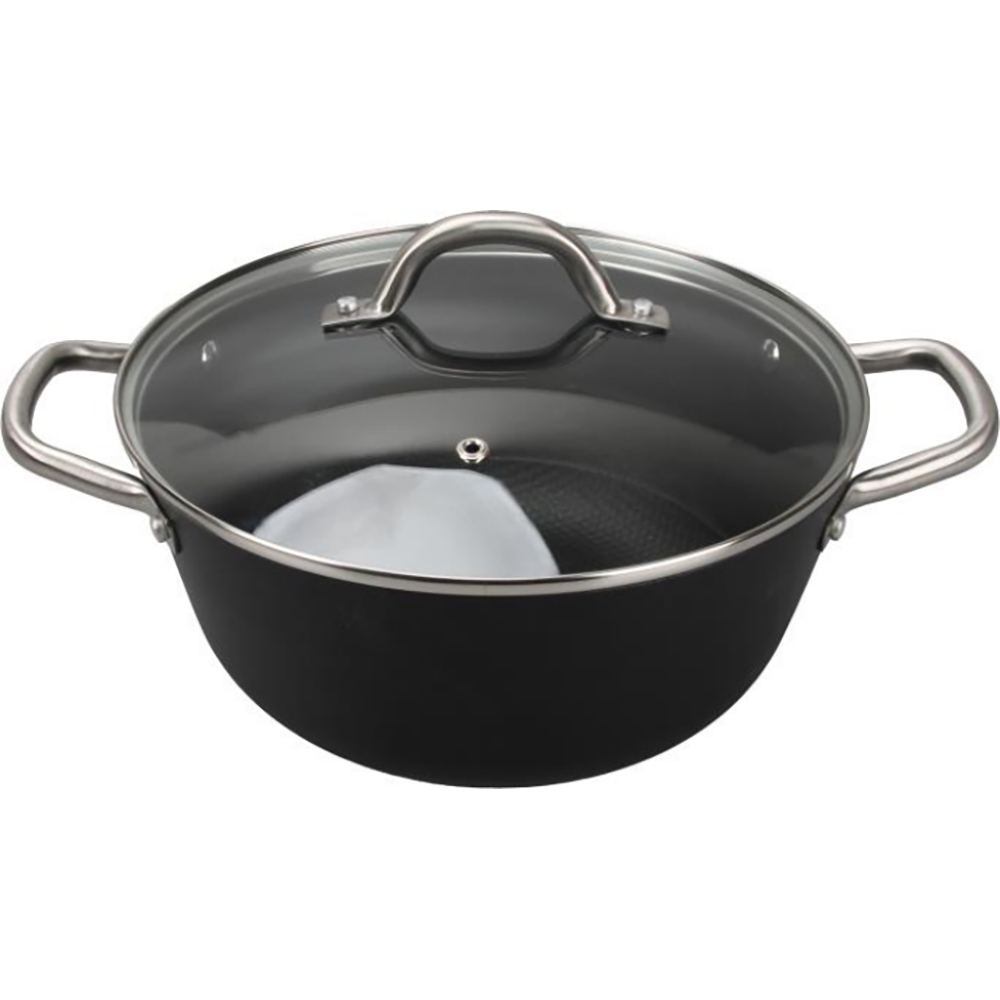 Cratita MYRIA MY4063, 5l, 26cm, fonta, negru