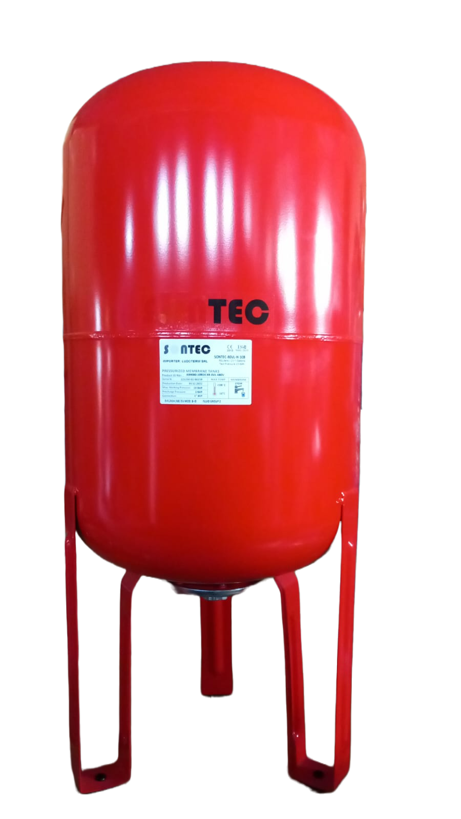 Vas expansiune sisteme incalzire Sontec, 80 l, 10 bar