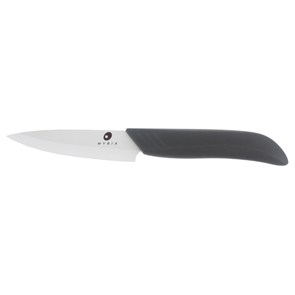 Cutit pentru legume MYRIA MYC4, 9.8 cm, ceramic, negru