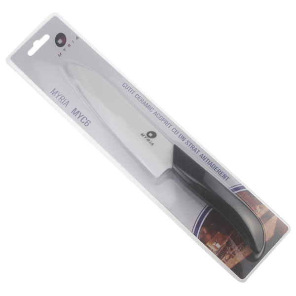 Cutit Chef MYRIA MYC6, 14.6cm, ceramic, negru