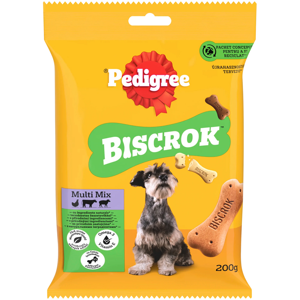 Recompensa pentru caini PEDIGREE Biscrok Original, 200 g