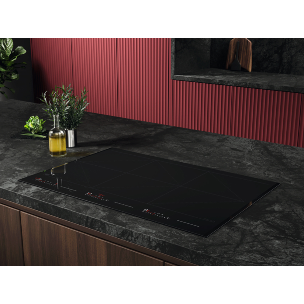 Plita incorporabila AEG NIR86T08FB, Inductie, 6 arzatoare, Touch Control, negru