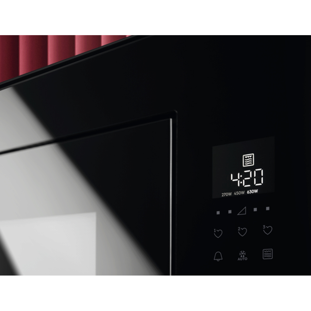 Cuptor cu microunde incorporabil AEG NMB6G261TB, 26l, 900W, Grill, negru