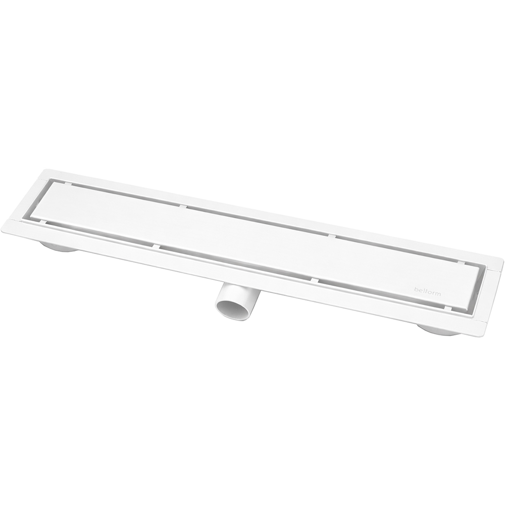 Rigola dus BELFORM Nova 27RG4040, reversibila, otel inoxidabil, 40 cm, alb