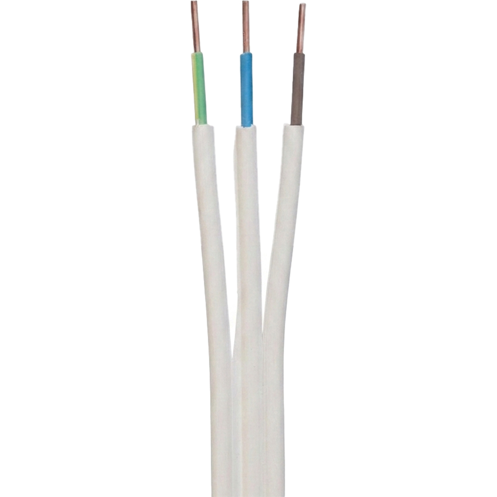 Cablu electric OMNICABLE, NYIFY-J, 3 x 2.5, 5m, alb
