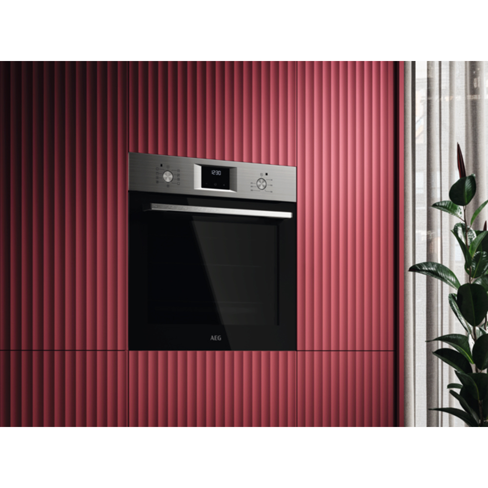 Cuptor incorporabil AEG OA5AB21SM, Electric, Gatire cu abur, 72 l, Clasa A+, inox antiamprenta