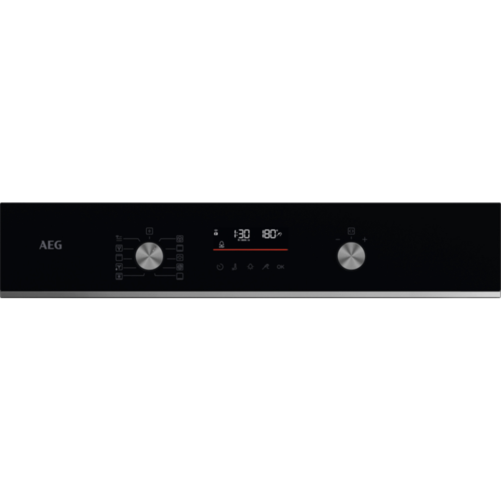Cuptor incorporabil AEG Steambake OA5CB531AB, Electric, Gatire cu abur, Autocuratare catalitica, 71 l, Clasa A+, negru