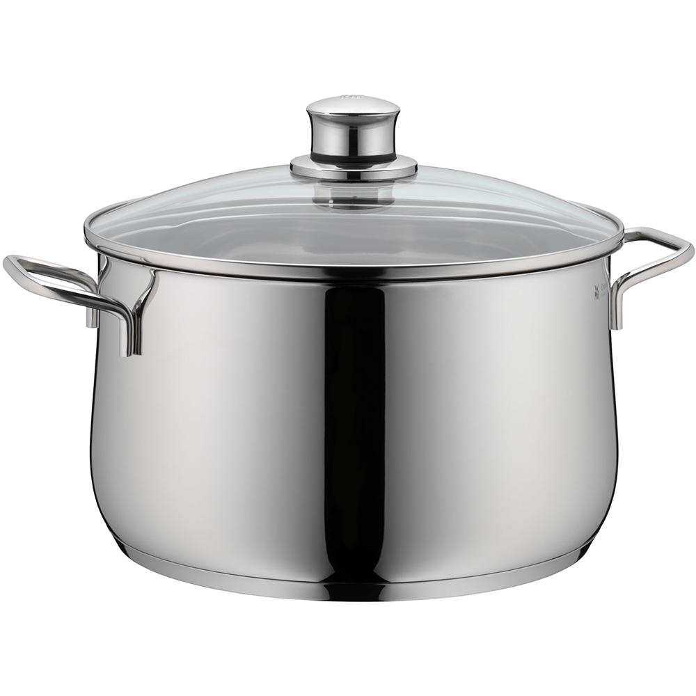 Set vase WMF Diadem Plus 733556040, 5 piese, 16-24cm, 1.5-6.5l, inox argintiu