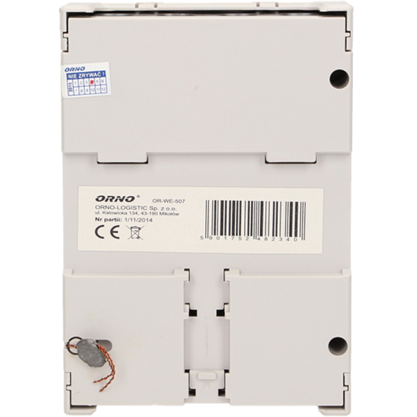 Contor trifazat ORNO OR-WE-507, 120A, 230V, IP20, alb