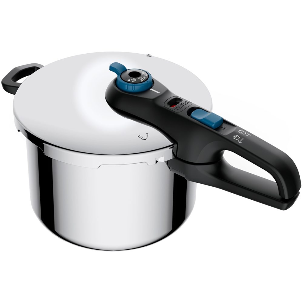 Oala sub presiune TEFAL Secure Trendy, 8l, inox, argintiu