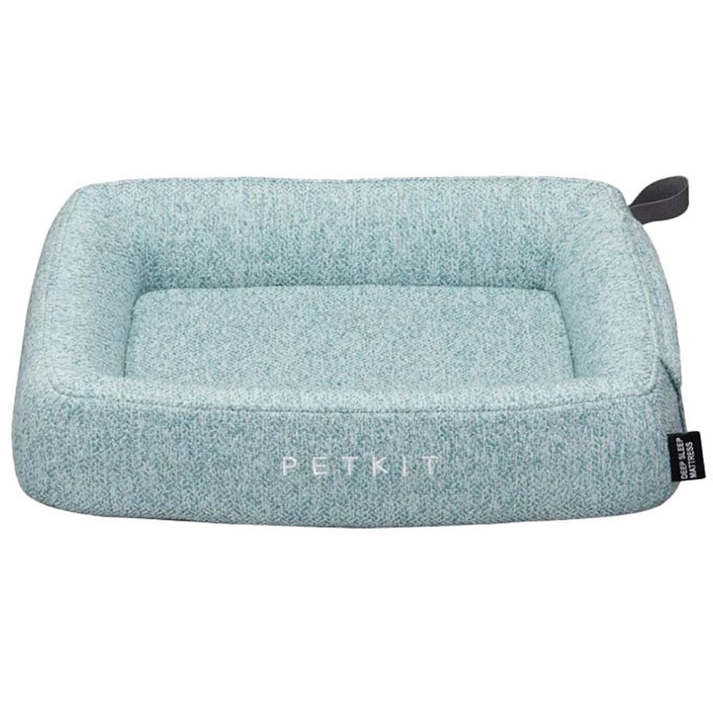 Pat pisici PETKIT Four Season L, spuma cu memorie, 89 x 67 x 14.5 cm, albastru deschis