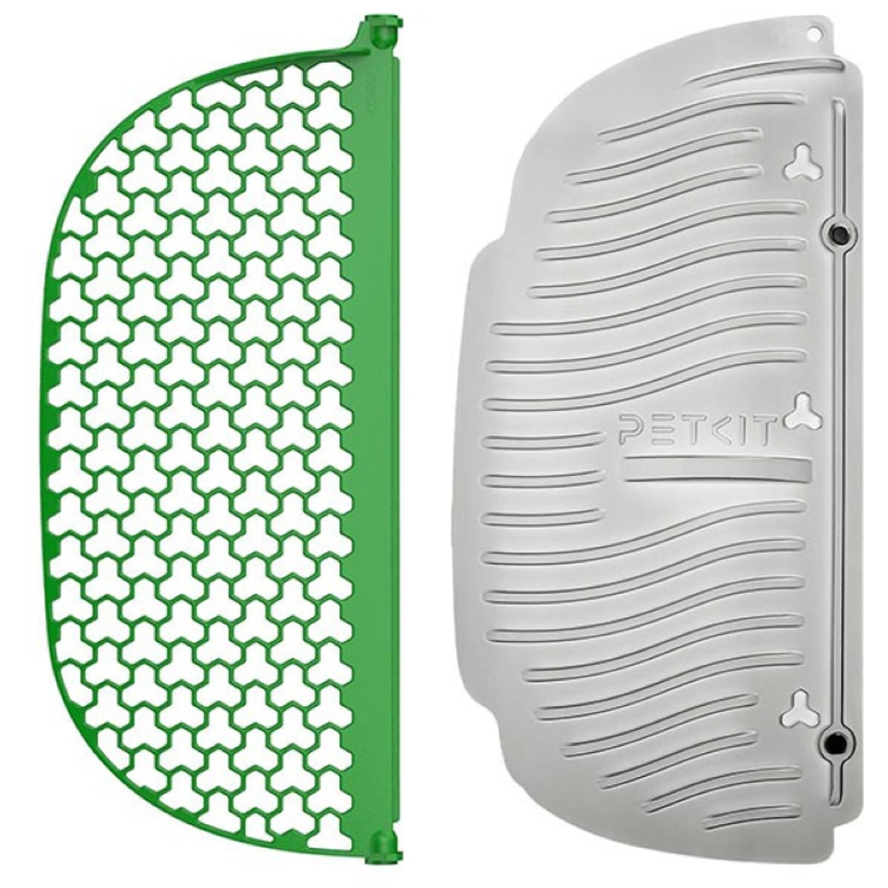 Set accesorii curatare litiera PETKIT Magnetic, plastic, 44 x 21 x 5 cm, verde