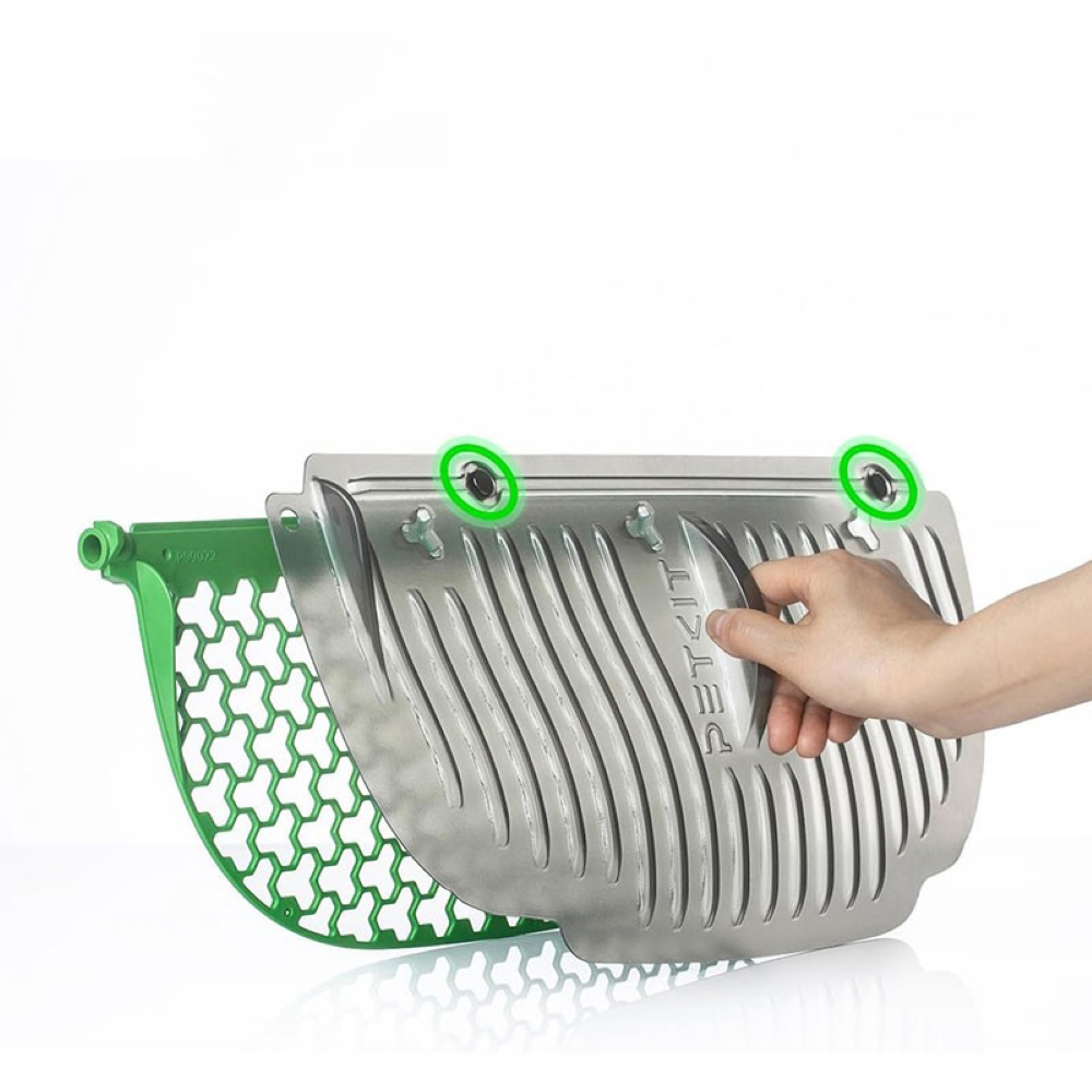 Set accesorii curatare litiera PETKIT Magnetic Cat Litter Remover, plastic, 44 x 21 x 5 cm, verde-alb