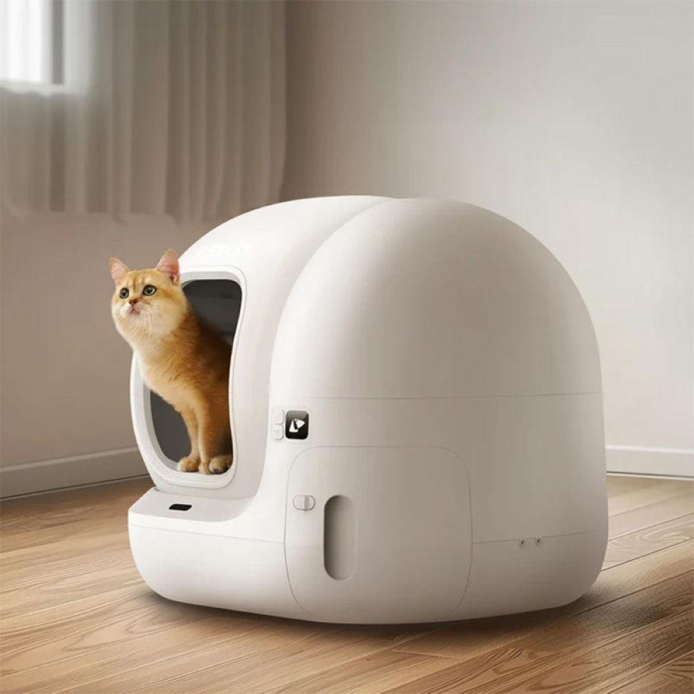 Litiera acoperita PETKIT Pura Max 2, Smart, ABS, 65 x 56 x 63 cm, alb