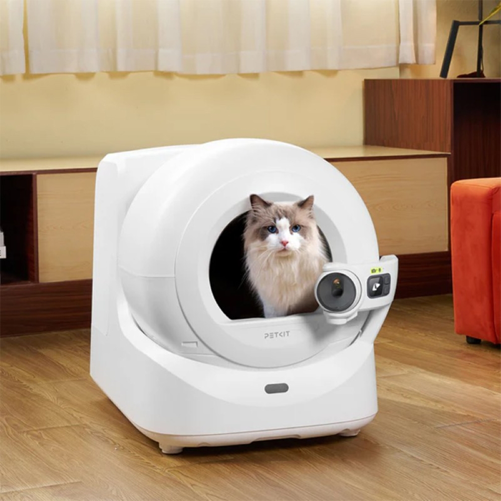 Litiera acoperita PETKIT Purabot Ultra AI, Smart, ABS, 78 x 55 x 65 cm, alb