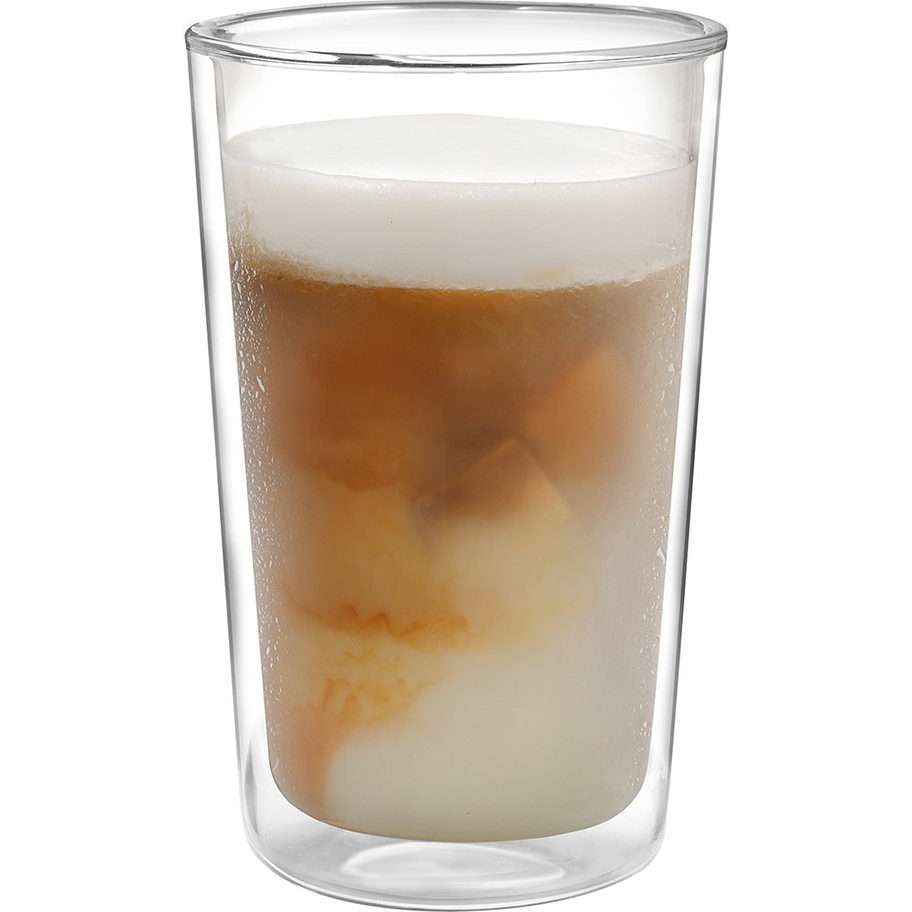 Set pahare cafea DELONGHI Mix Hot&Cold DLSC326, 6 piese, 270-480 ml, sticla