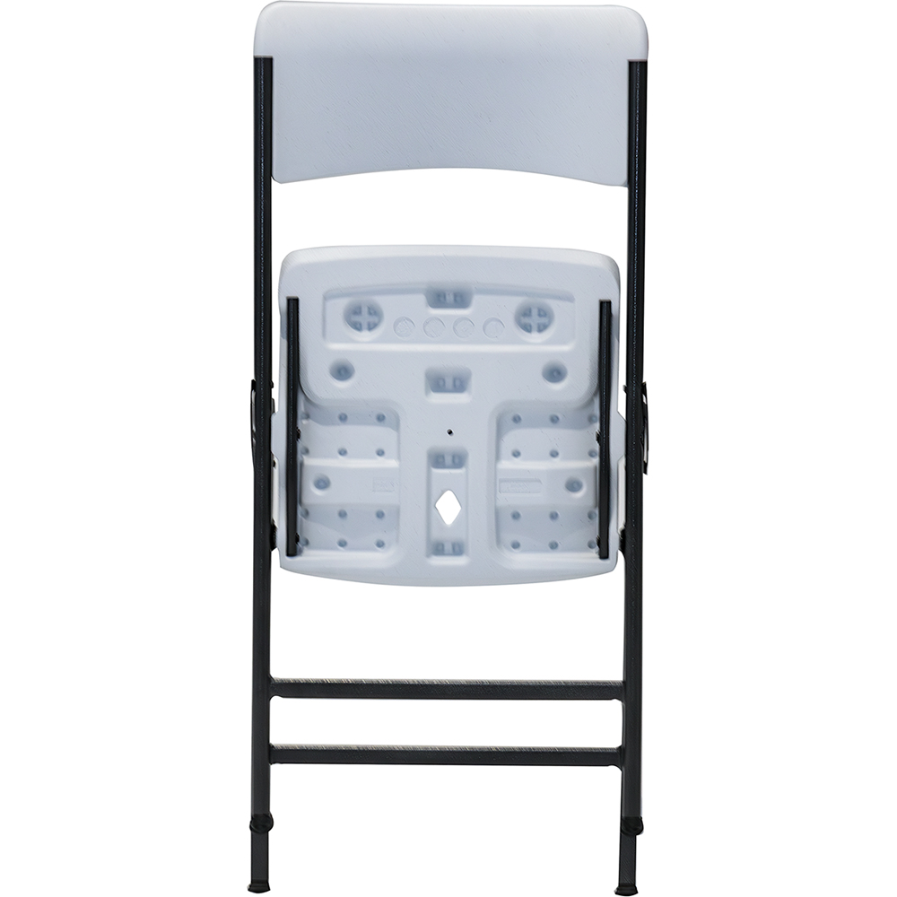 Scaun terasa NEWSTORM Morgan, otel, 47.2 x 53.5 x 83.7 cm, gri-negru