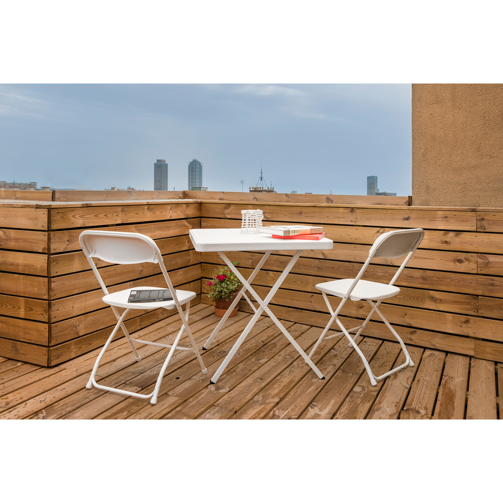 Set mobilier gradina NEWSTORM Aruba, 3 piese, alb