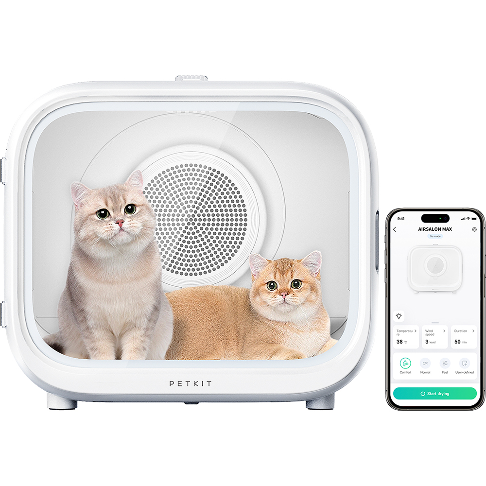Uscator animale de companie PETKIT AirSalon Max, Smart, 900W, 60 L, alb