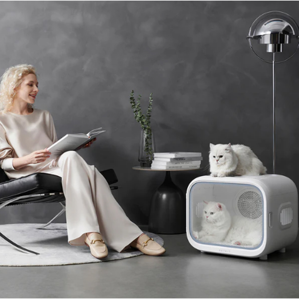 Uscator animale de companie PETKIT AirSalon Max, Smart, 900W, 60 L, alb