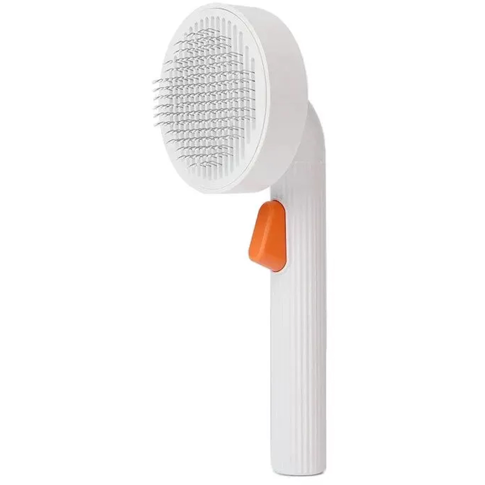 Perie animale de companie PETKIT Large Grooming 2, 19 x 8.5 cm, alb