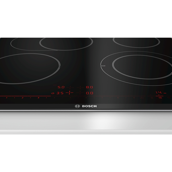 Plita incorporabila BOSCH PKN675DP1D, Vitroceramica, 4 arzatoare, negru