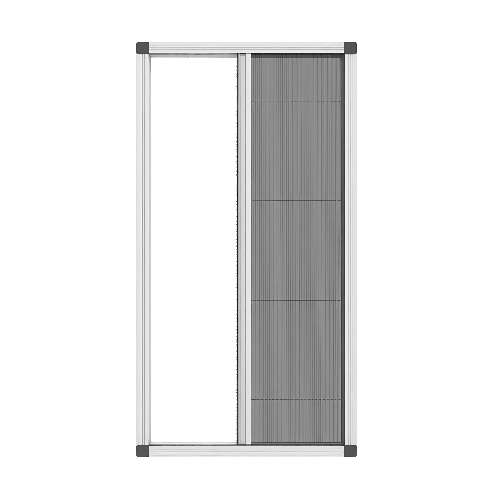 Plasa tantari, PVC, aluminiu, 100 x 100 cm, alb