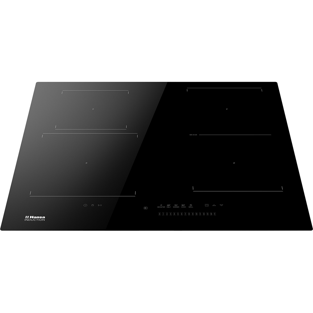 Plita incorporabila HANSA BHI676062, Inductie, 4 arzatoare, Touch control, negru