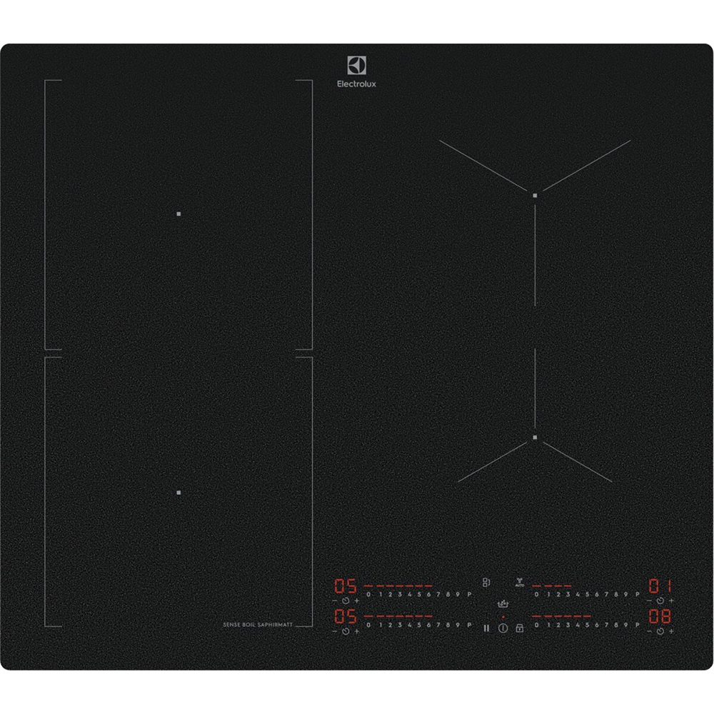 Plita incorporabila ELECTROLUX EIS62453IZ, Inductie, 4 arzatoare, Touch control, negru