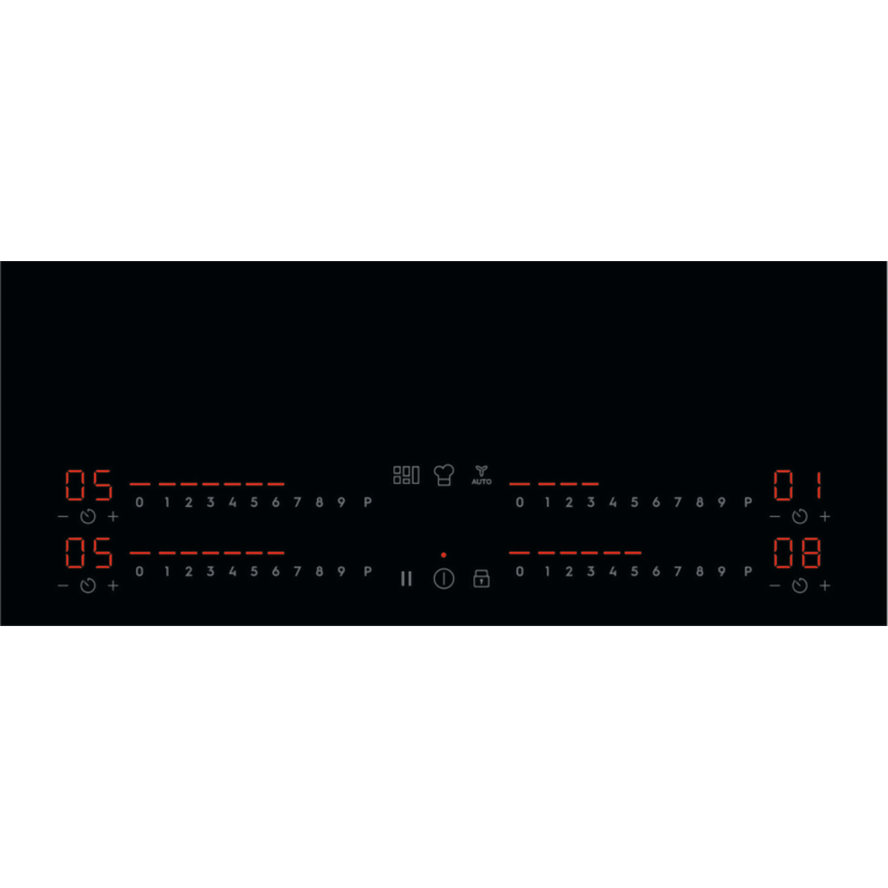 Plita incorporabila ELECTROLUX EIV64453, Inductie, 4 arzatoare, Touch control, negru