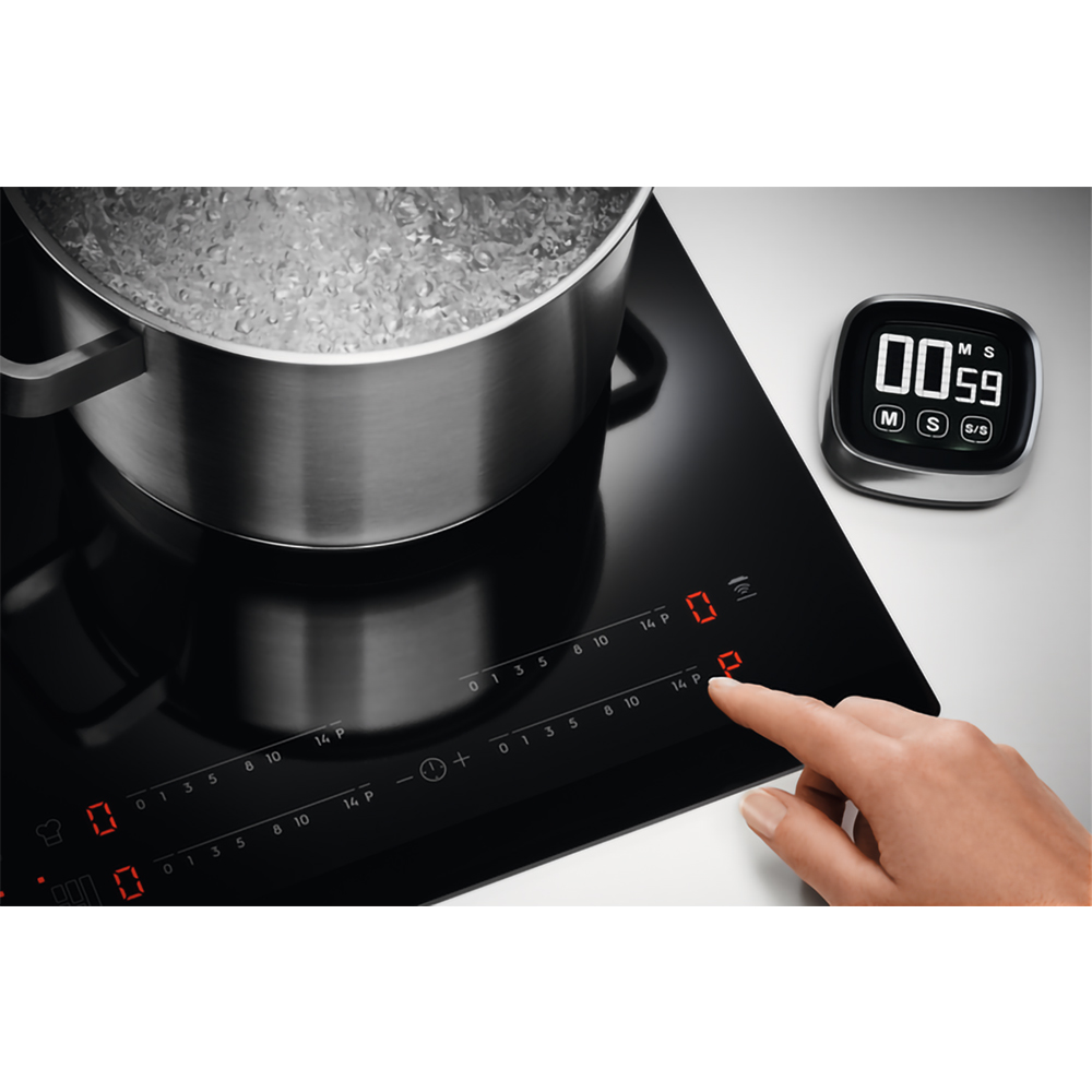 Plita incorporabila ELECTROLUX EIV64453, Inductie, 4 arzatoare, Touch control, negru