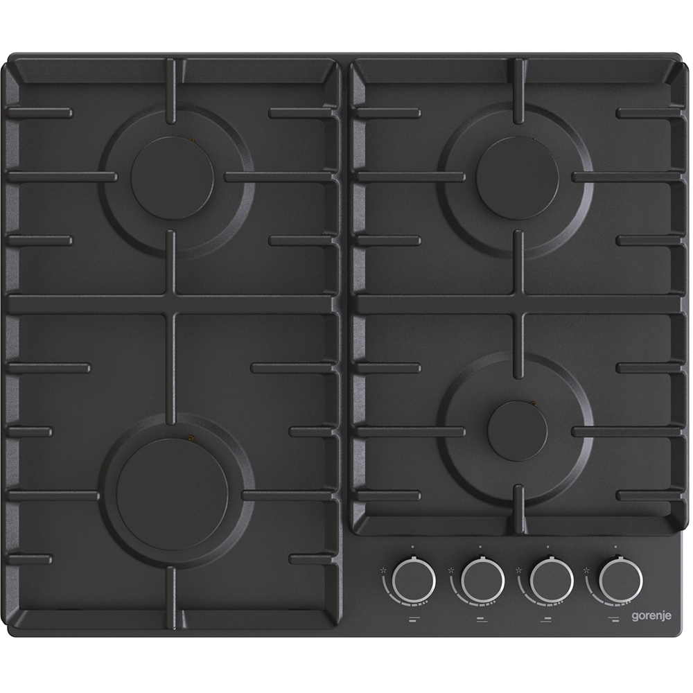 Plita incorporabila GORENJE G642AB, Gaz, 4 arzatoare, negru