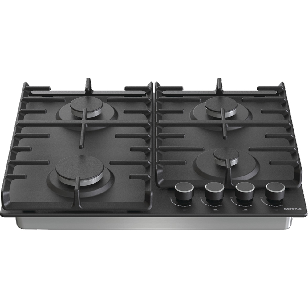 Plita incorporabila GORENJE G642AB, Gaz, 4 arzatoare, negru