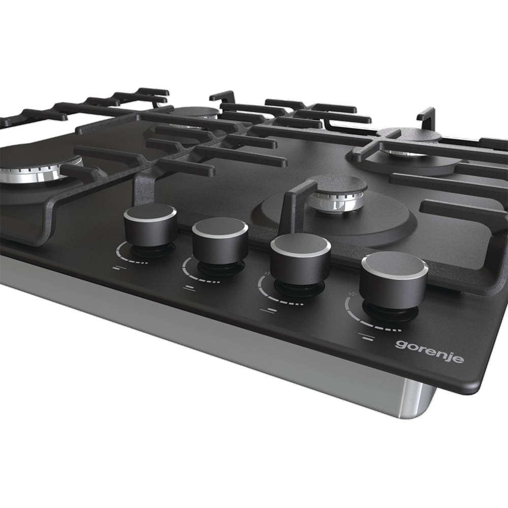 Plita incorporabila GORENJE G642AB, Gaz, 4 arzatoare, negru
