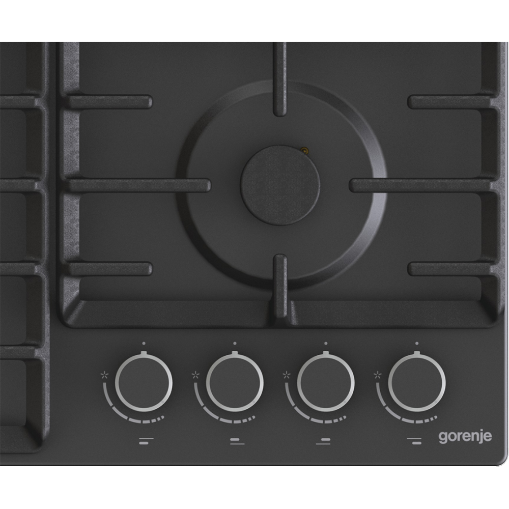 Plita incorporabila GORENJE G642AB, Gaz, 4 arzatoare, negru