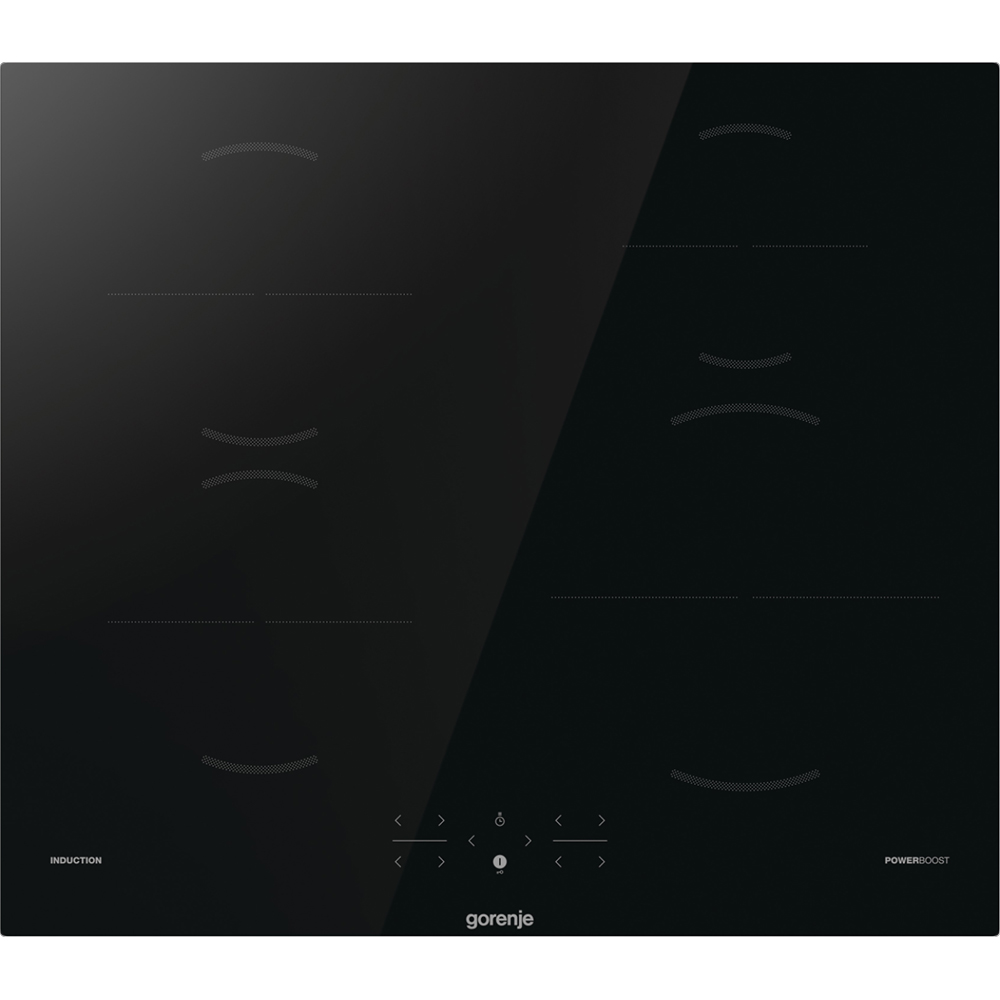 Plita incorporabila GORENJE GI6401BSC, Inductie, 4 arzatoare, Touch Control, negru