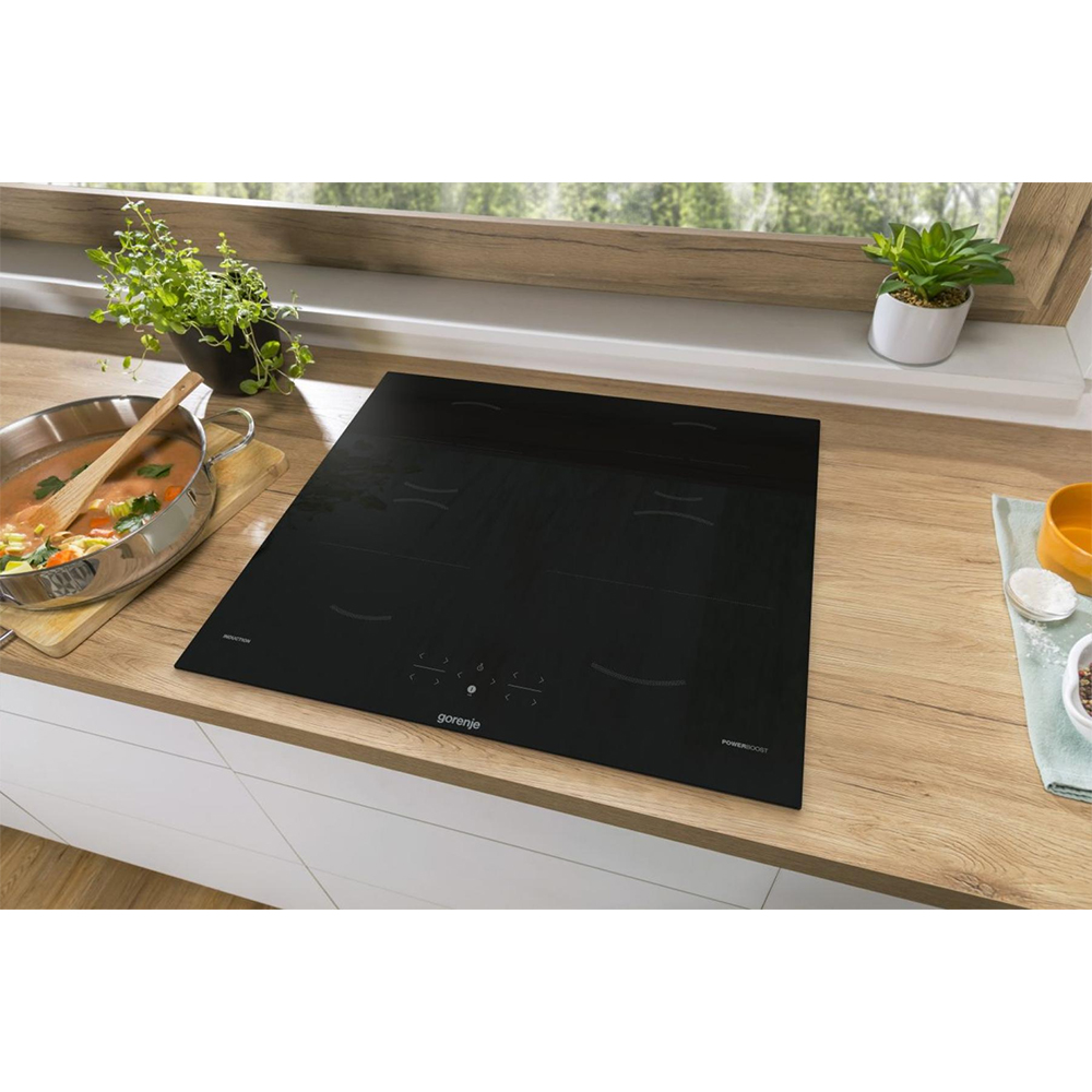 Plita incorporabila GORENJE GI6401BSC, Inductie, 4 arzatoare, Touch Control, negru