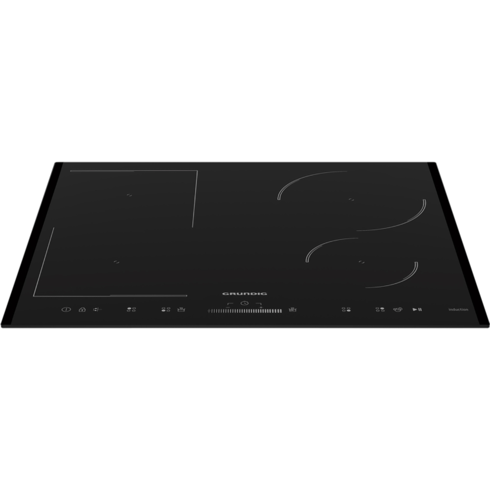 Plita incorporabila GRUNDIG GIEI 624470 PF, Inductie, 4 arzatoare, Touch control, negru