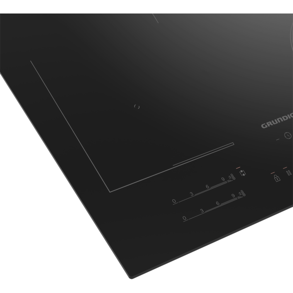 Plita incorporabila GRUNDIG GIEI627474PN, Inductie, 4 arzatoare, Touch control, negru