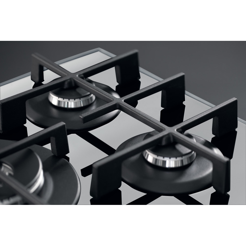 Plita incorporabila WHIRLPOOL GMWL 628/IXL EE, Gaz, 4 arzatoare, Wok, inox