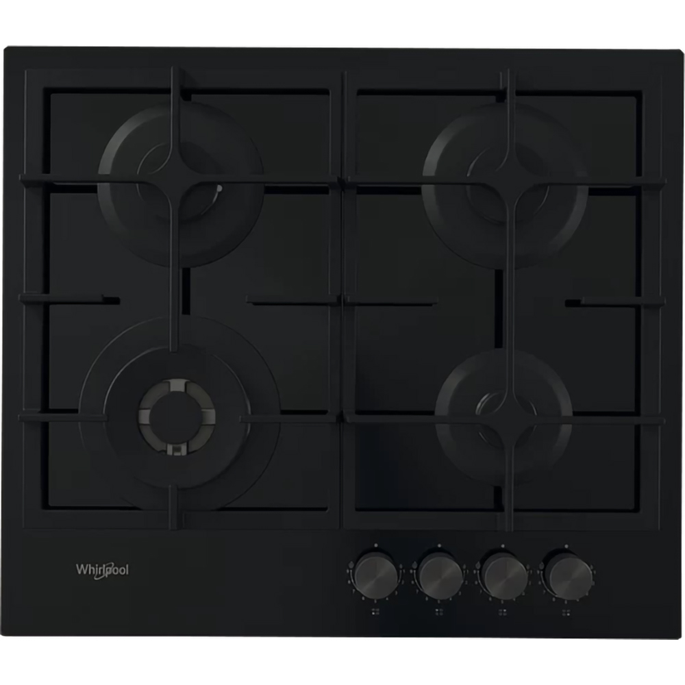 Plita incorporabila WHIRLPOOL GOFL 629/NB1, Gaz, 4 arzatoare, Wok, negru