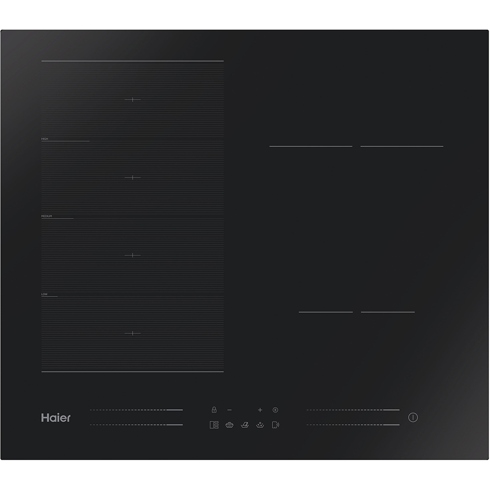 Plita incorporabila HAIER HAMTP64MC, Inductie, 4 arzatoare, Touch control, negru