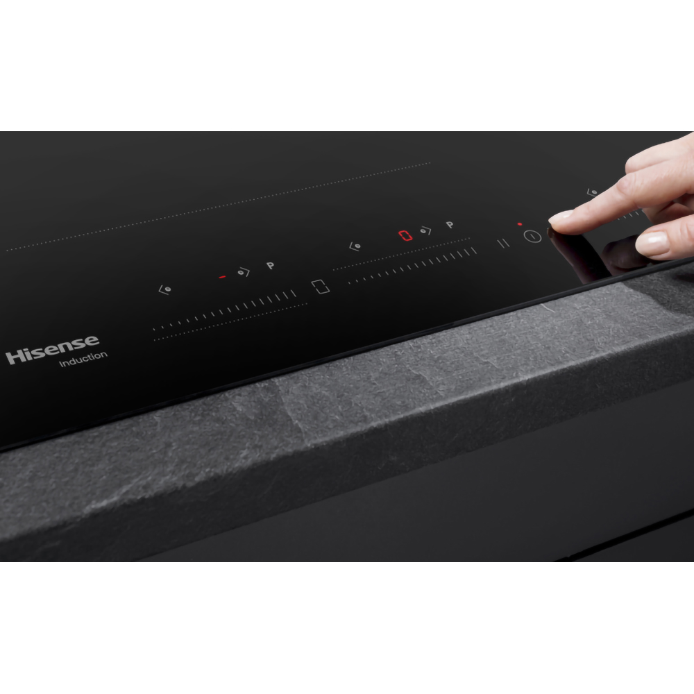 Plita incorporabila HISENSE HI6442BSCE, Inductie, 4 arzatoare, Touch Control, negru