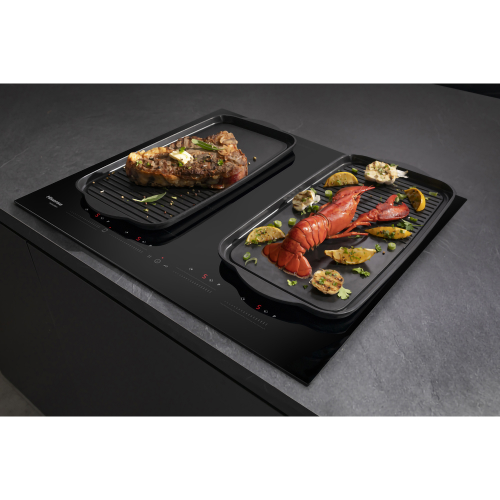 Plita incorporabila HISENSE HI6442BSCE, Inductie, 4 arzatoare, Touch Control, negru