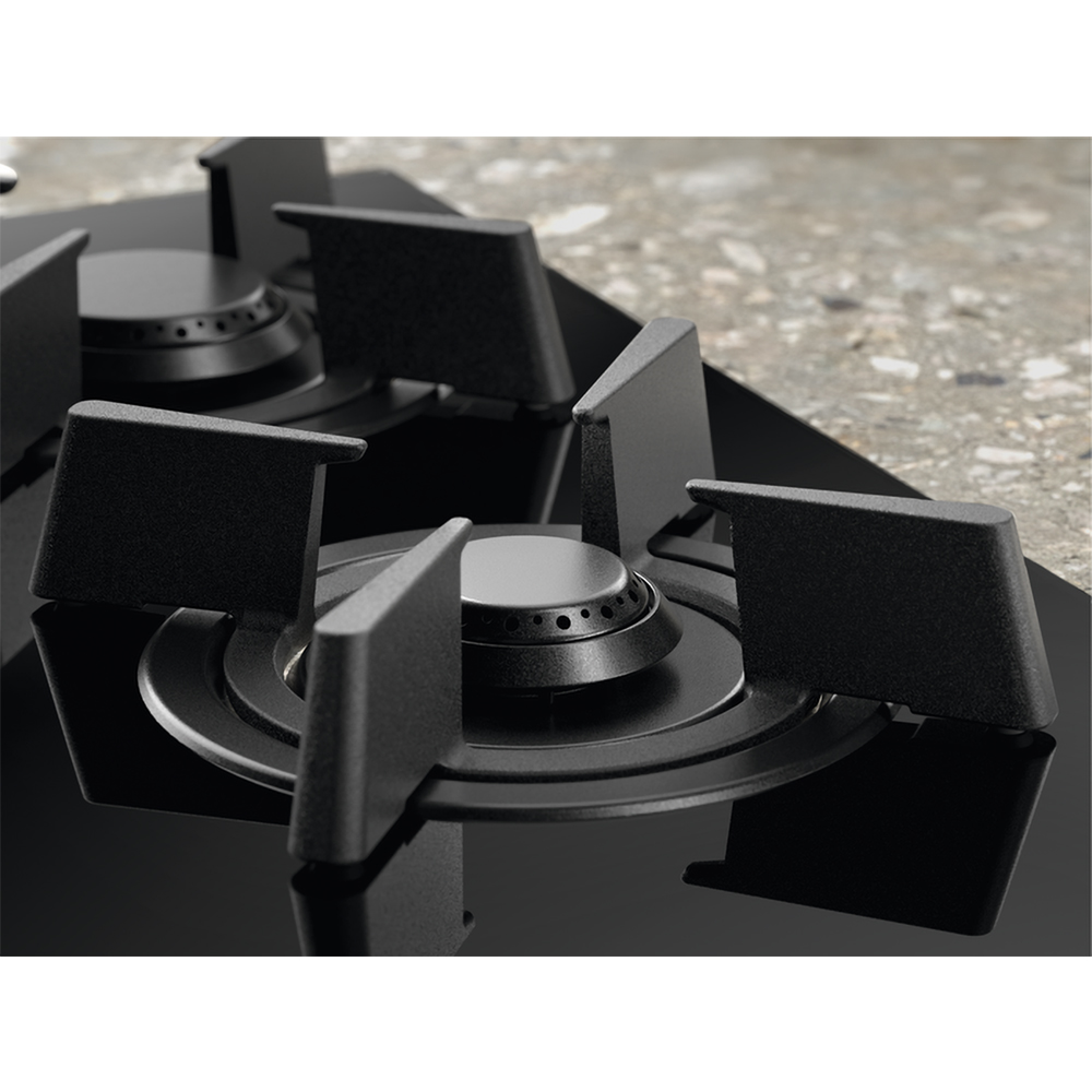 Plita incorporabila ELECTROLUX KDI951723K, Gaz + Inductie, 5 arzatoare, negru